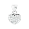 Goldanhänger mit Strass Anhänger HEART W3.2335wP | ergold