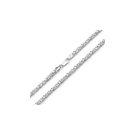 Srebrny łańcuszek BIZANTYJSKI 45 cm
