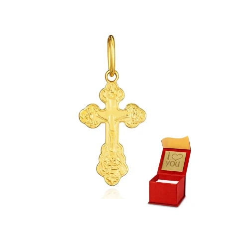 Złoty krzyżyk prawosławny
