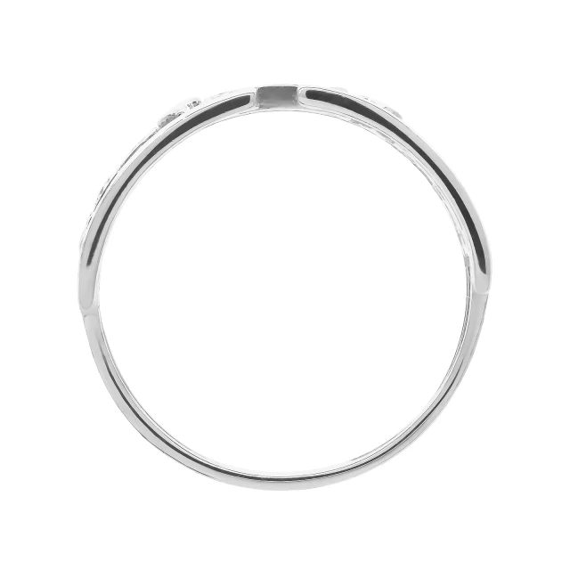Silber Ring Schönes Muster Ehering