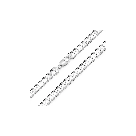 Srebrny łańcuszek PANCERKA 60 cm