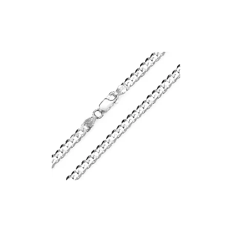 Srebrny łańcuszek PANCERKA 50 cm