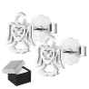 Silber Ohrringe mit Zirkonia ANGELS KS3.2435 | ergold