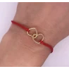 Vergoldetes Armband Red STRING HEART SBZ35| ergold