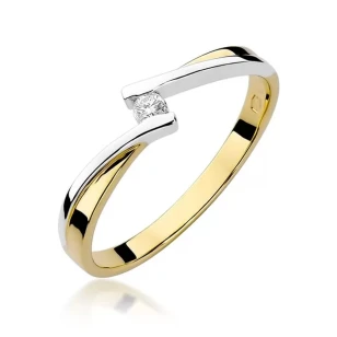 Gold Diamant ring EY-137 0.04ct | ergold