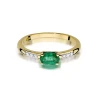 Gold Diamantring EY-77 Emerald | ergold