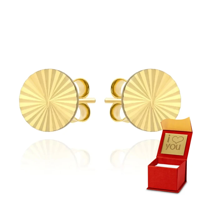 Goldene Ohrringe Volldiamantenräder