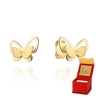 ⭐ Ohrringe goldene Schmetterlinge ♥ Ergold