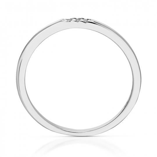Srebrny pierścionek Delikatny okrąg