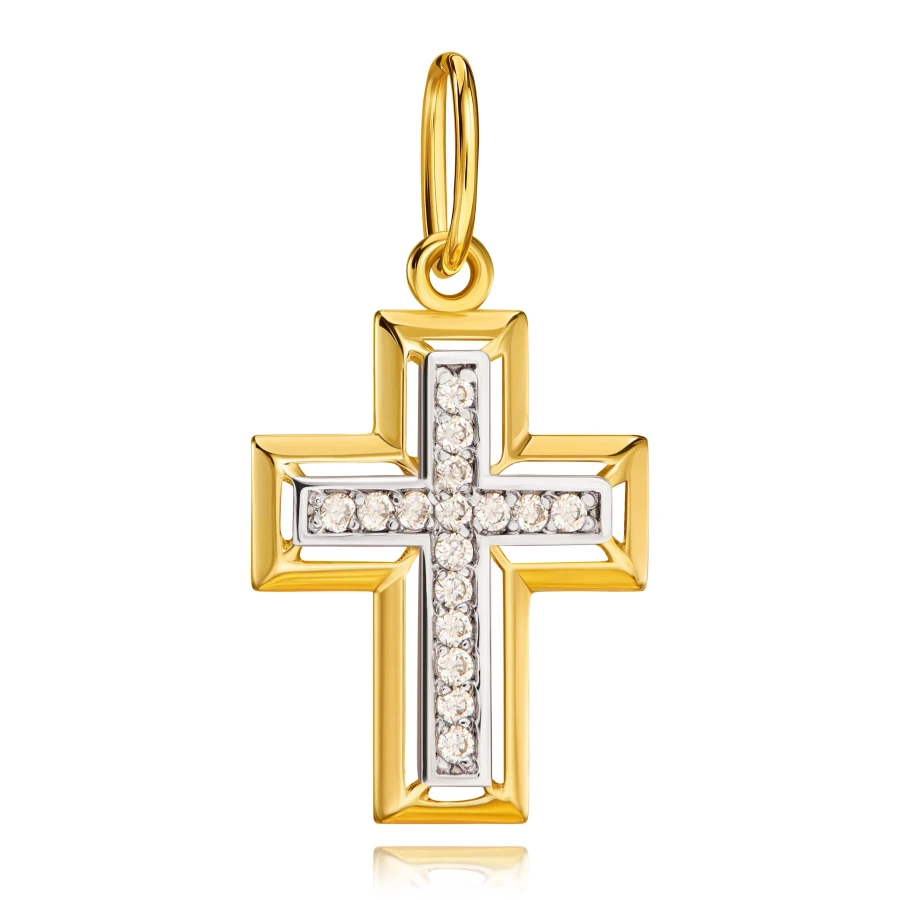 Goldenes Kreuz verziert W3.3022 | ergold