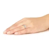 Srebrny pierścionek Zaręczynowy  Błękitny Kamień PS3.1658a | ERgold
