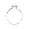 Srebrny pierścionek zaręczynowy Cyrkonie Błękitny PS3.1573 | ERgold