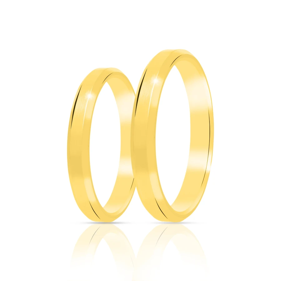 Klassische Gold 3mm Ringe 585 |ergold