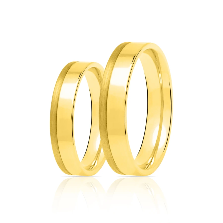 Klassische Gold 3mm Ringe 585 |ergold