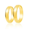 Klassische Gold 3mm Ringe 585 |ergold