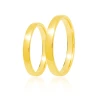 Klassische Gold 3mm Ringe 585 |ergold