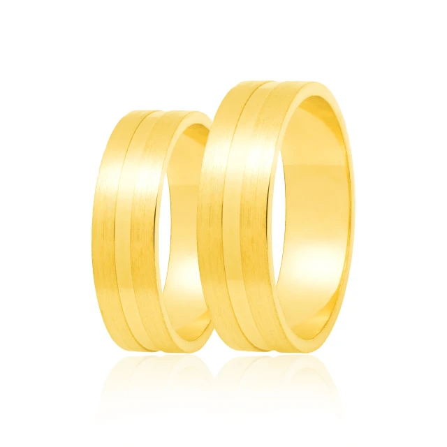 Złota obrączka ślubna 4 mm próba 585 Rozm. 24 - 32
