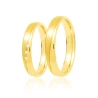 Klassische Gold 3mm Ringe 585 |ergold