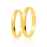 Klassische Gold 3mm Ringe 585 |ergold