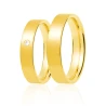 Klassische Gold 3mm Ringe 585 |ergold