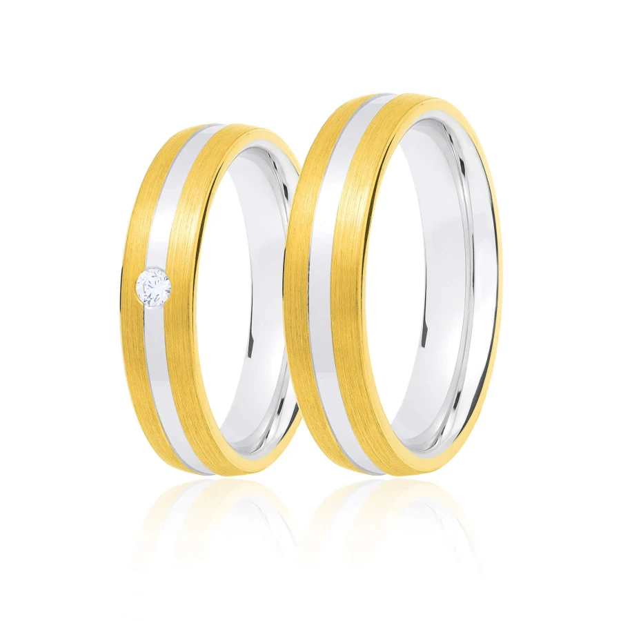 Klassische Gold 3mm Ringe 585 |ergold