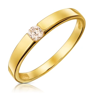 Gold Ring Stein Ehering P1.114 | ergold