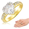 Gold Heart Verlobungsring P1.773P | ergold