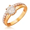 Roségold Ring Zirkons beeindruckender Stein P3.1501RP | ergold