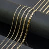 Łańcuszek złoty pr. 585 - splot gucci 55 cm