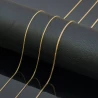 Łańcuszek złoty pr. 585 - splot lisi ogon 60 cm
