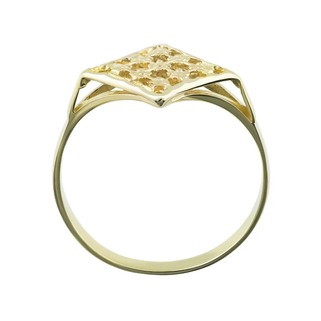 copy of Goldener durchbrochener Ring - gekerbtes Muster