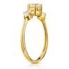 Goldring mit Strasssteinen SQUARE P2.1296 | ergold