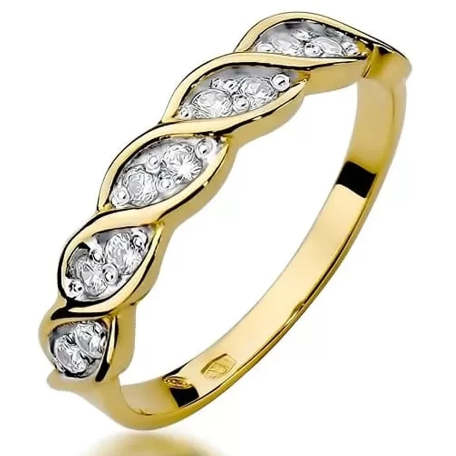 Gold Diamant Ring EY-349 0.20ct | ergold