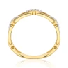 Goldring mit Strasssteinen SQUARE P2.1296 | ergold