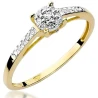 Gold Diamant Ring EY-55 0.12ct | ergold