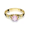 Goldener Diamantring EY-44 Topas | ergold