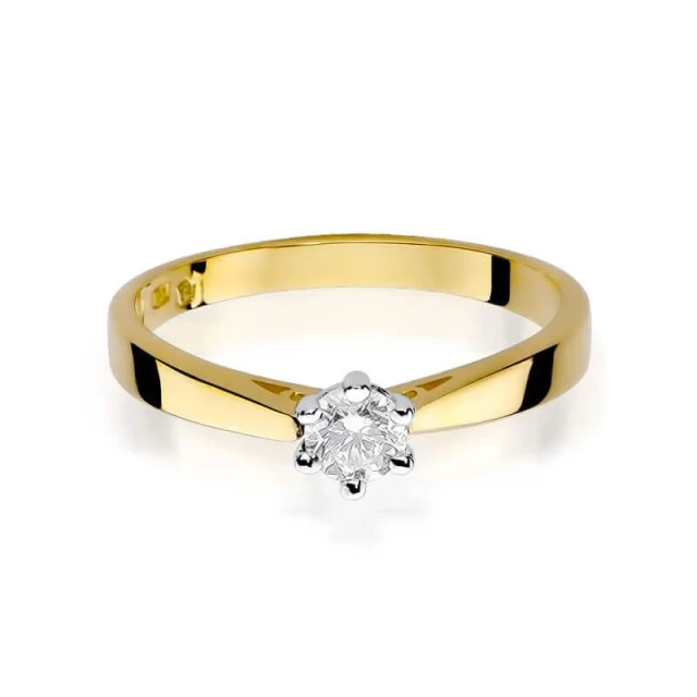 Gold Ring 585 mit Diamant Diamant Diamant 0.30ct