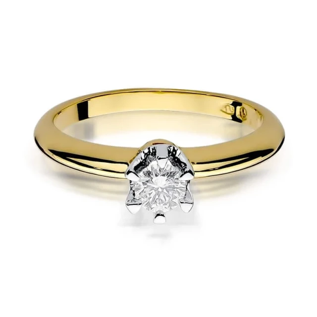 Gold Ring 585 mit Diamant Diamant Diamant 0.30ct