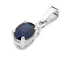 Złota Zawieszka 585 z Szafirem i Diamentem 0,70ct