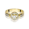 Złoty pierścionek z diamentem EY-363 0,51ct