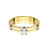 Złoty pierścionek z diamentem EY-407 0,09ct