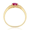 Gold Ring Zirconie Nur ein Smaragd | ergold