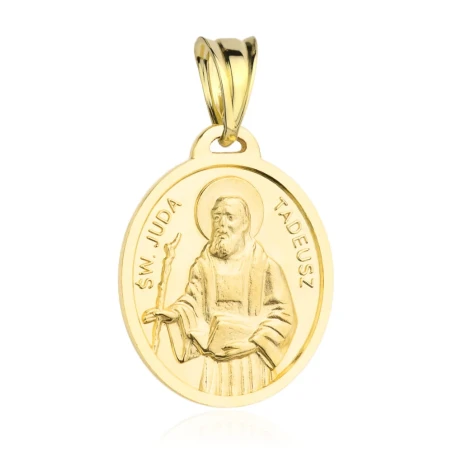 Medalik złoty święty Juda Tadeusz