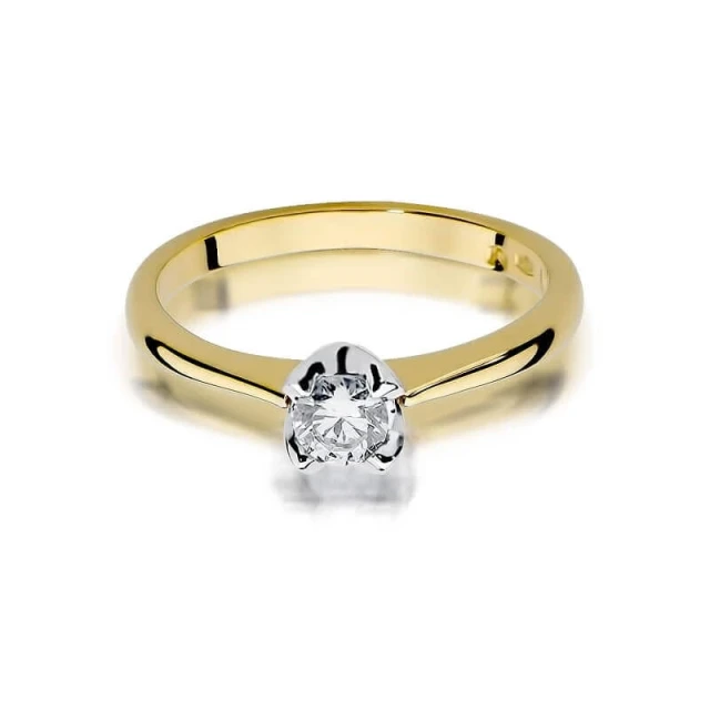 Gold Ring 585 mit Diamant Diamant Diamant 0.30ct