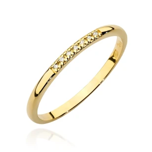 Gold Diamant Ring EY-45 0.10ct | ergold