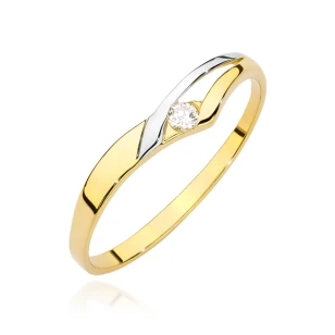 Gold Diamant Ring EY-45 0.10ct | ergold