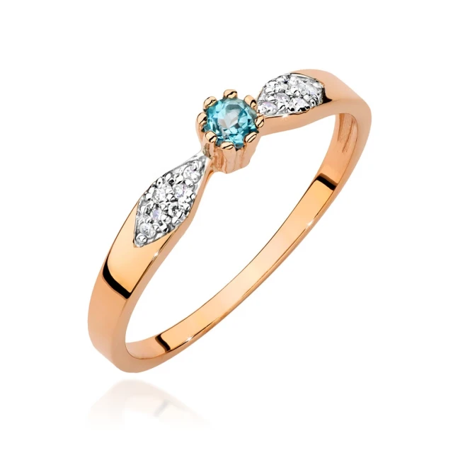 copy of Gold Ring 585 mit Diamant Diamant Diamant 0.10ct