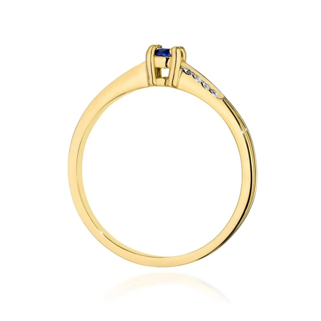 copy of Gold Ring 585 mit Diamant Diamant Diamant 0.10ct