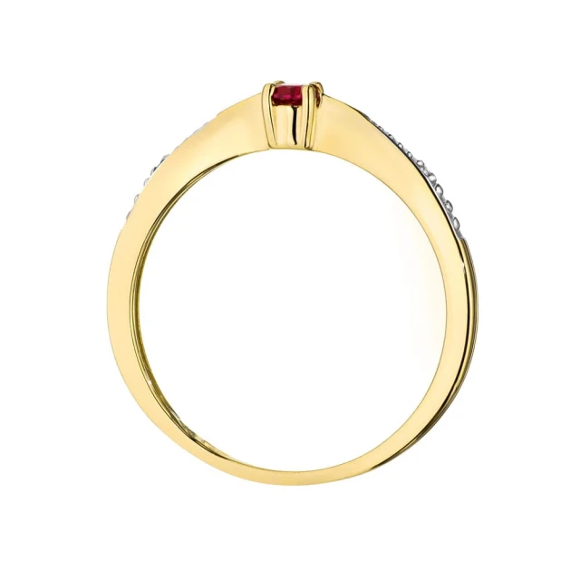 copy of Gold Ring 585 mit Diamant Diamant Diamant 0.10ct