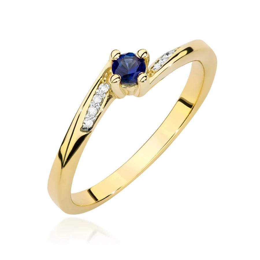 Gold Diamant Ring EY-45 0.10ct | ergold